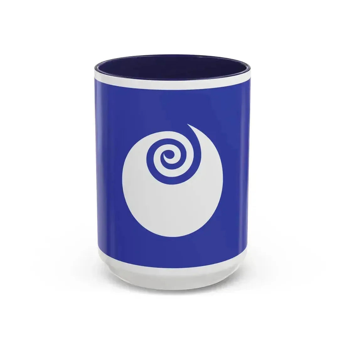 Flag of Ibaraki Prefecture Japan - Accent Coffee Mug 15oz Navy - Go Mug Yourself