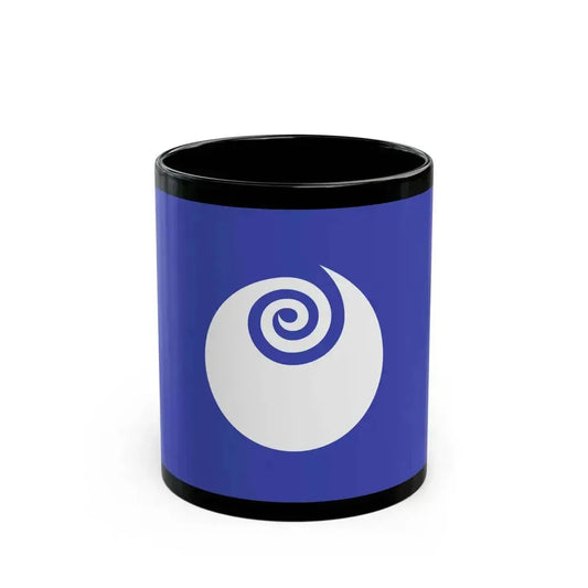 Flag of Ibaraki Prefecture Japan - Black Coffee Mug 11oz - Go Mug Yourself
