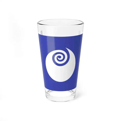 Flag of Ibaraki Prefecture Japan - Pint Glass 16oz 16oz - Go Mug Yourself