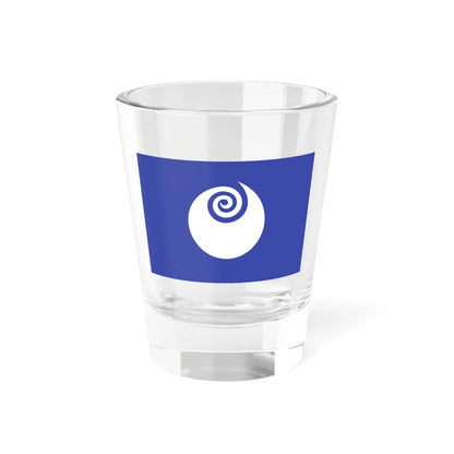 Flag of Ibaraki Prefecture (Japan) Shot Glass 1.5oz 1.5oz - Go Mug Yourself