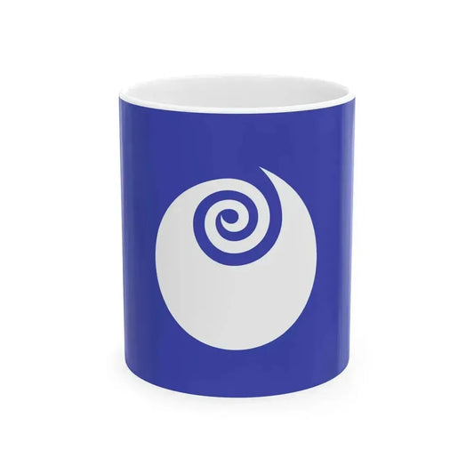 Flag of Ibaraki Prefecture Japan - White Coffee Mug 11oz - Go Mug Yourself