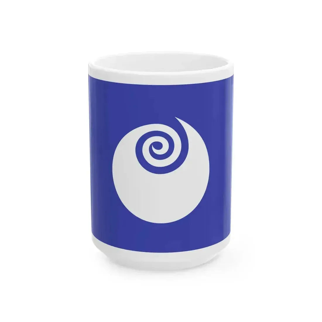 Flag of Ibaraki Prefecture Japan - White Coffee Mug 15oz - Go Mug Yourself