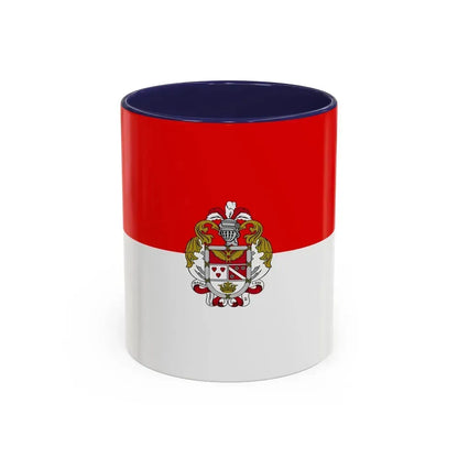 Flag of Ibarra Ecuador - Accent Coffee Mug 11oz Navy - Go Mug Yourself