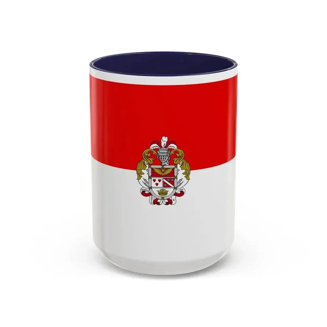 Flag of Ibarra Ecuador - Accent Coffee Mug 15oz Navy - Go Mug Yourself