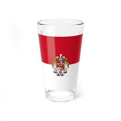 Flag of Ibarra Ecuador (Ecuador) Pint Glass 16oz 16oz - Go Mug Yourself