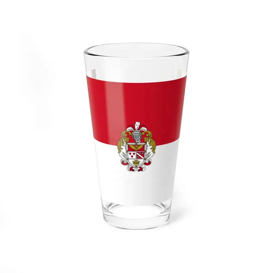 Flag of Ibarra Ecuador (Ecuador) Pint Glass 16oz 16oz - Go Mug Yourself