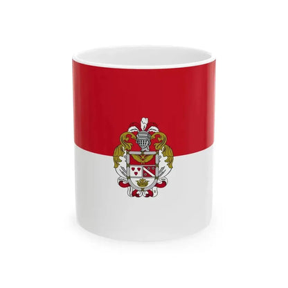 Flag of Ibarra Ecuador (Ecuador) White Coffee Mug 11oz - Go Mug Yourself