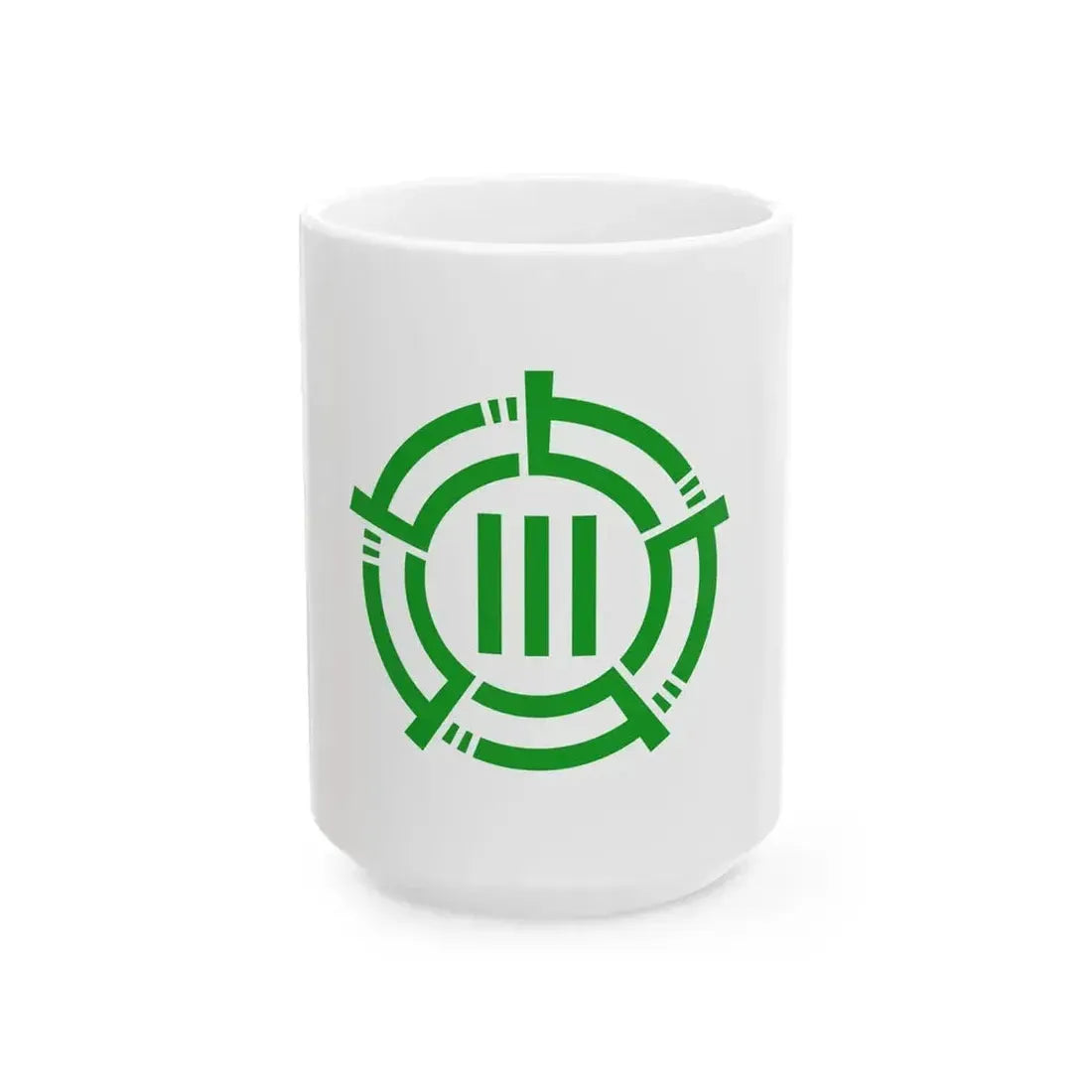Flag of Ibigawa Gifu 1955-2005 (Japan) White Coffee Mug 15oz - Go Mug Yourself