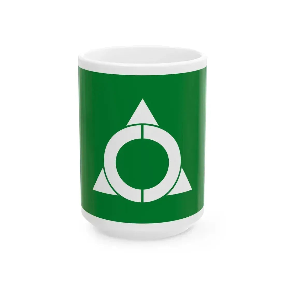Flag of Ibuki Shiga 1956-2005 (Japan) White Coffee Mug 15oz - Go Mug Yourself