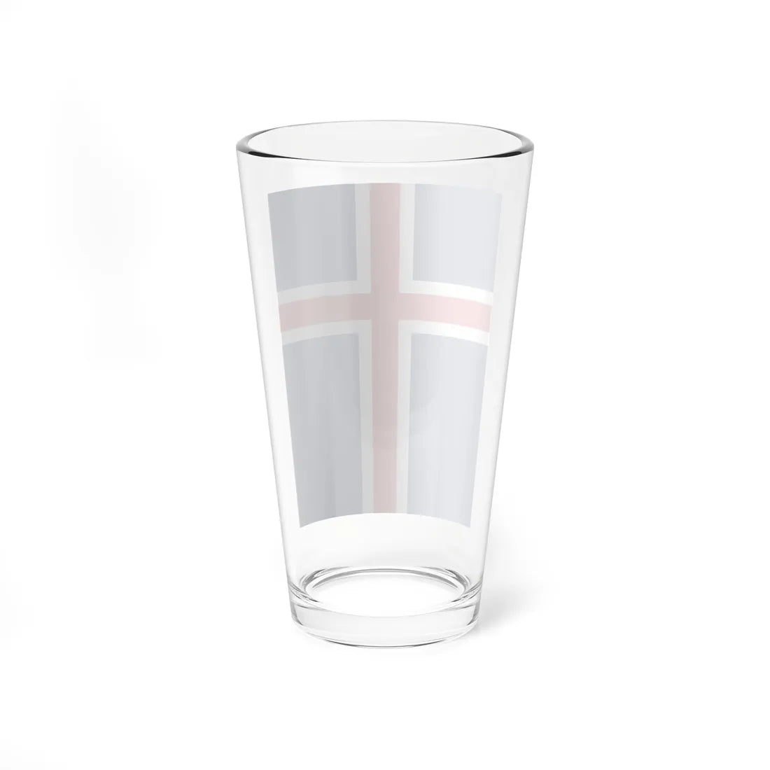 Flag of Iceland vertical (Iceland) Pint Glass 16oz - Go Mug Yourself