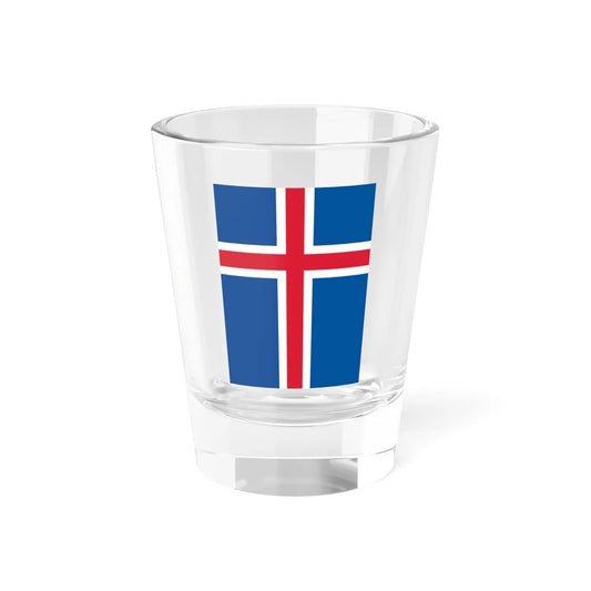 Flag of Iceland vertical (Iceland) Shot Glass 1.5oz 1.5oz - Go Mug Yourself