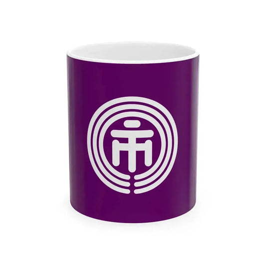 Flag of Ichikawa Chiba Japan - White Coffee Mug 11oz - Go Mug Yourself