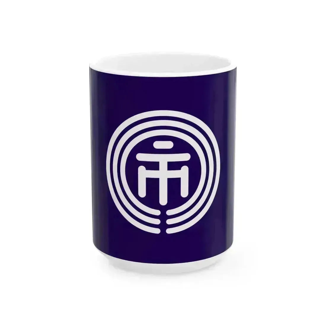 Flag of Ichikawa Chiba (Japan) White Coffee Mug 15oz - Go Mug Yourself