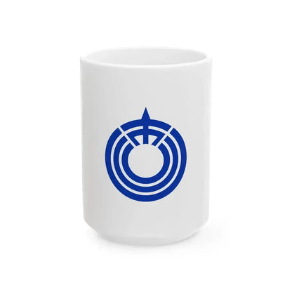 Flag of Ichikawa Hyogo (Japan) White Coffee Mug 15oz - Go Mug Yourself