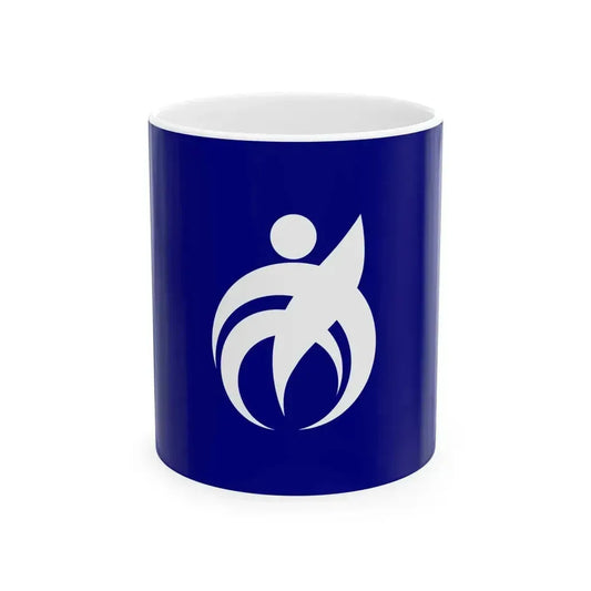 Flag of Ichikawamisato Yamanashi (Japan) White Coffee Mug 11oz - Go Mug Yourself
