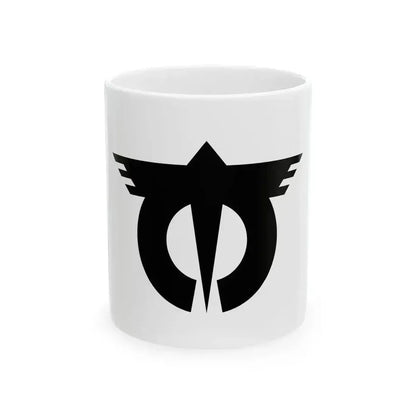 Flag of Ichiki Kagoshima 1960-2005 (Japan) White Coffee Mug 11oz - Go Mug Yourself