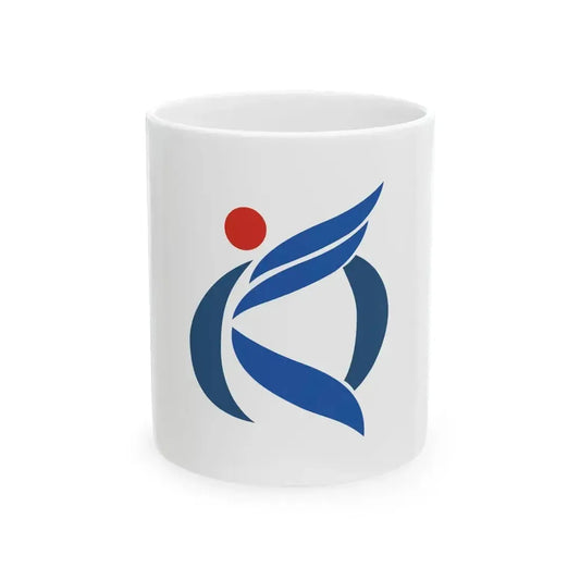 Flag of Ichikikushikino Kagoshima (Japan) White Coffee Mug 11oz - Go Mug Yourself