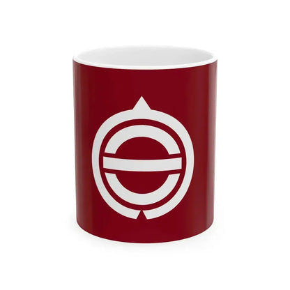 Flag of Ichinomiya Kumamoto 1986-2005 (Japan) White Coffee Mug 11oz - Go Mug Yourself