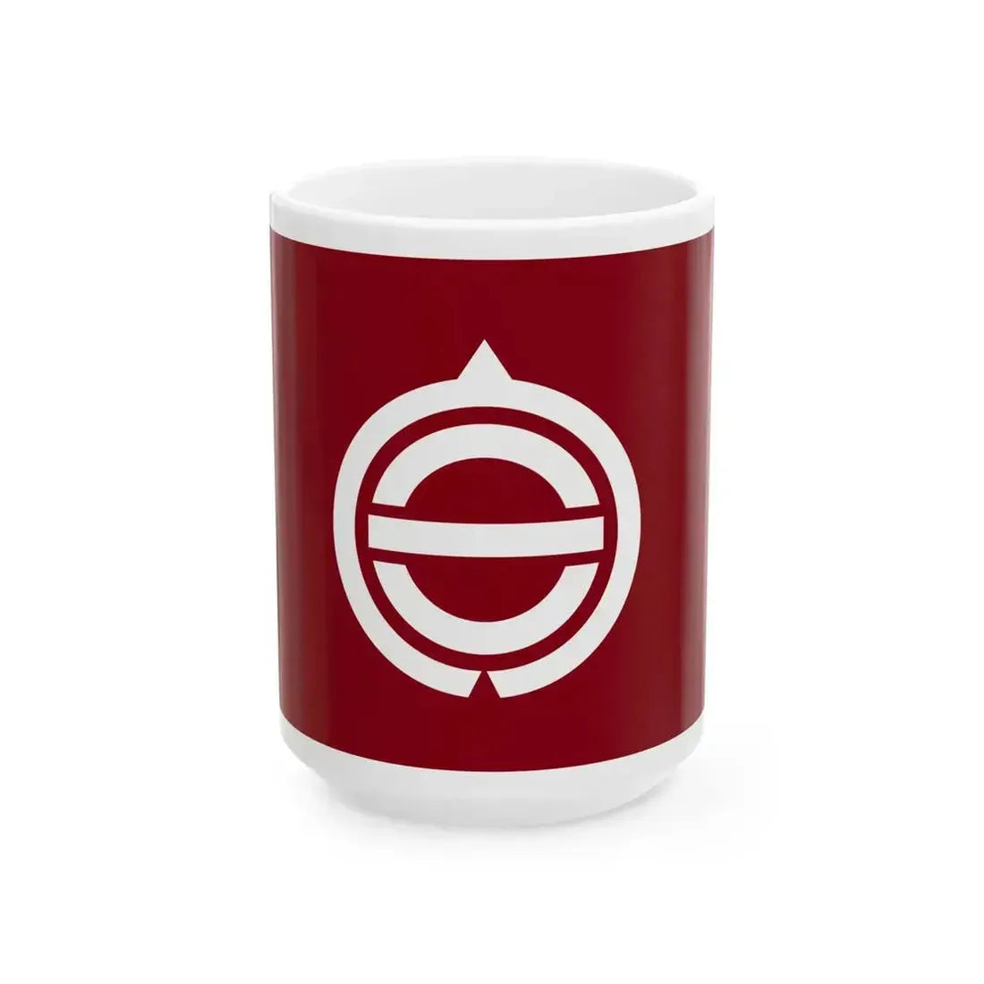 Flag of Ichinomiya Kumamoto 1986-2005 (Japan) White Coffee Mug 15oz - Go Mug Yourself