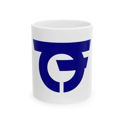 Flag of Ichinomiya Town Aichi (Japan) White Coffee Mug 11oz - Go Mug Yourself