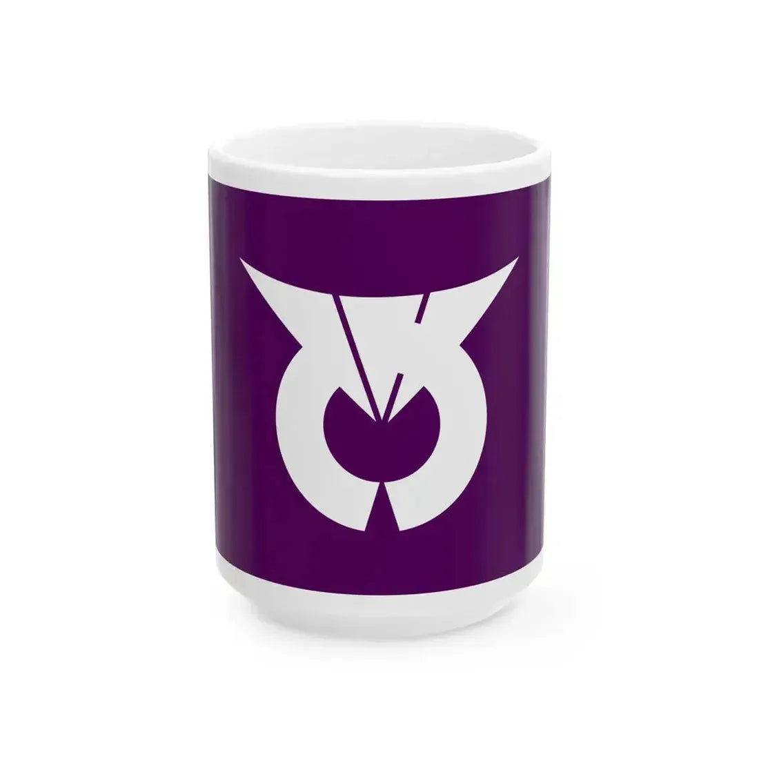 Flag of Ichinomiya Yamanashi 1966-2004 (Japan) White Coffee Mug 15oz - Go Mug Yourself