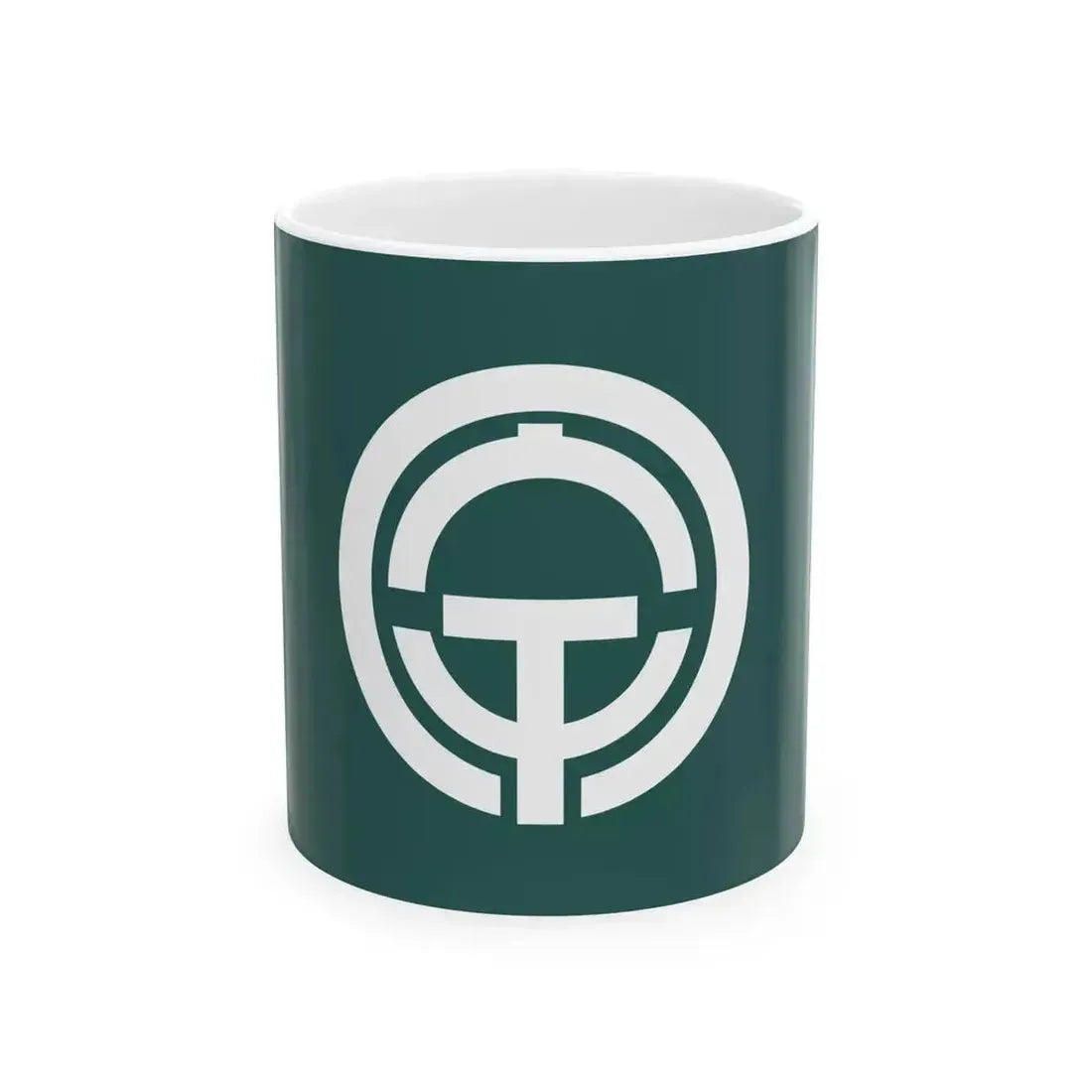 Flag of Ichiu Tokushima 1961-2005 (Japan) White Coffee Mug 11oz - Go Mug Yourself