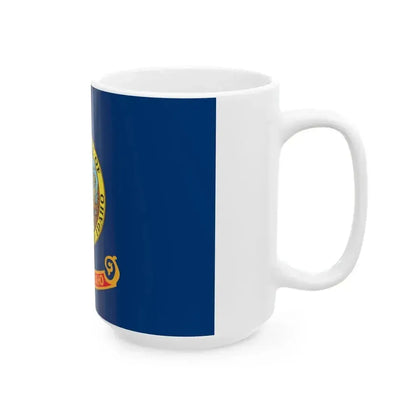 Flag of Idaho 3-2 (United States) White Coffee Mug - Go Mug Yourself