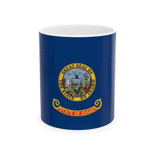 Flag of Idaho (United States) White Coffee Mug 11oz - Go Mug Yourself