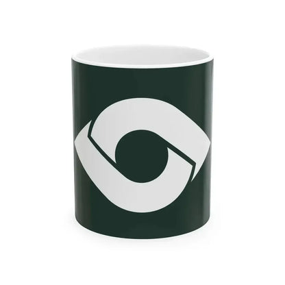 Flag of Ide Kyoto (Japan) White Coffee Mug 11oz - Go Mug Yourself