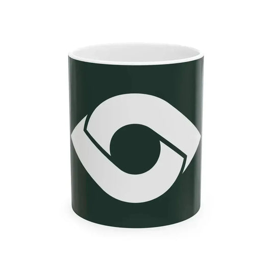 Flag of Ide Kyoto (Japan) White Coffee Mug 11oz - Go Mug Yourself