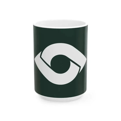 Flag of Ide Kyoto (Japan) White Coffee Mug 15oz - Go Mug Yourself