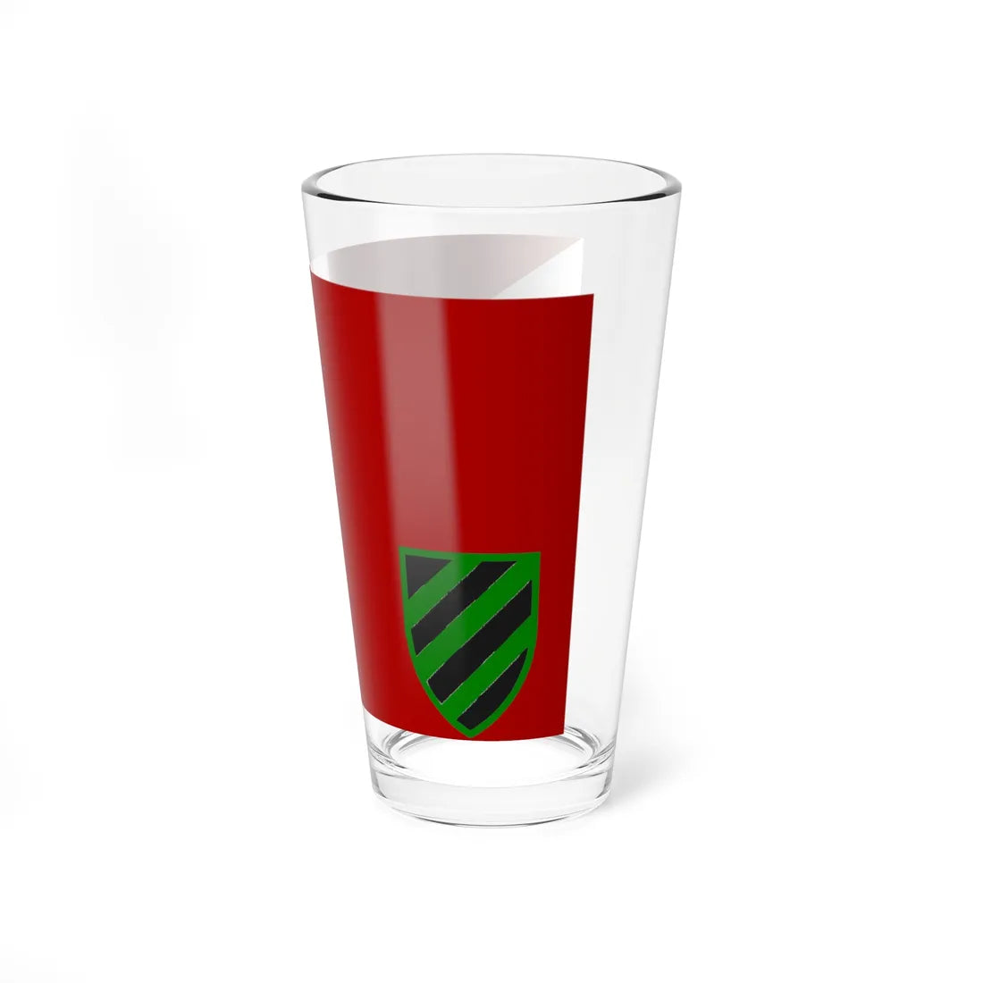 Flag of IDF Armored Corps Old Gaysot (Israel) Pint Glass 16oz - Go Mug Yourself