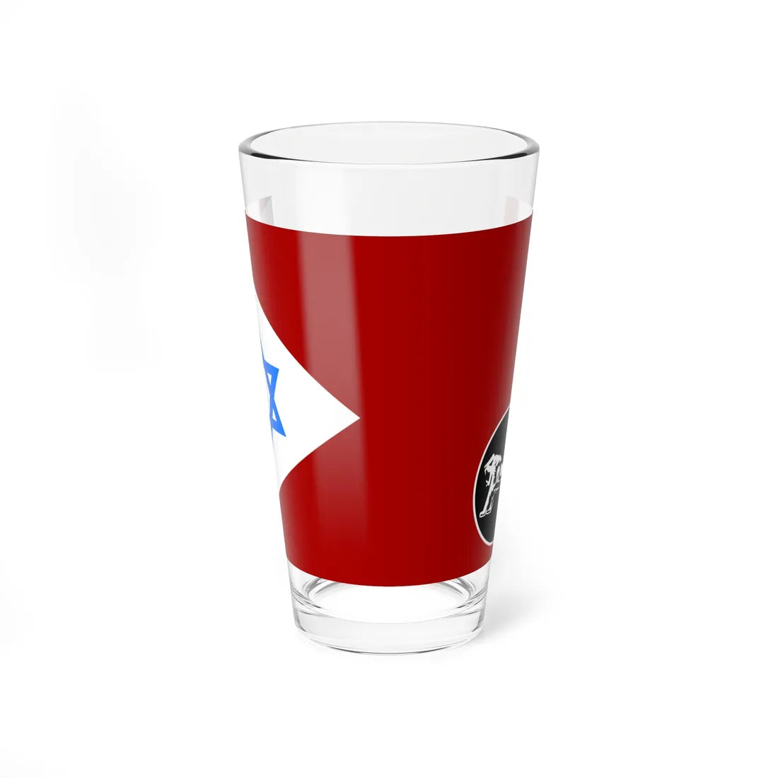 Flag of IDF Central Command (Israel) Pint Glass 16oz 16oz - Go Mug Yourself