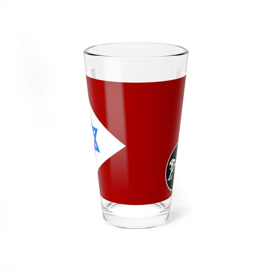 Flag of IDF Central Command (Israel) Pint Glass 16oz 16oz - Go Mug Yourself