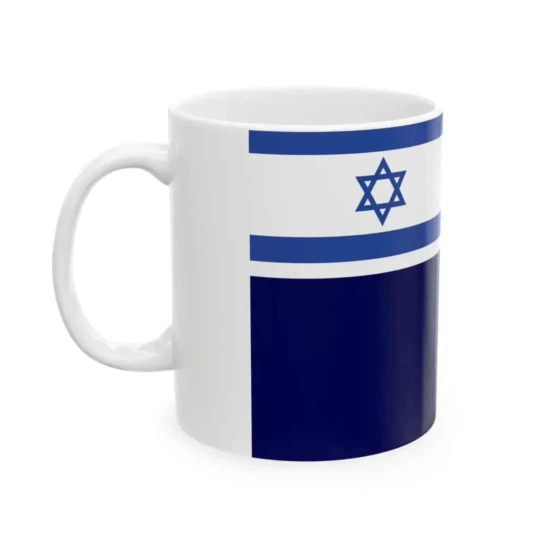 Flag of IDF Chief of Staff at Sea (Israel) White Coffee Mug - Go Mug Yourself