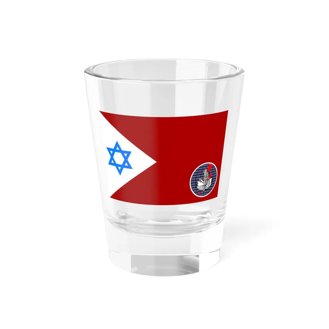 Flag of IDF Computer Service Directorate (Israel) Shot Glass 1.5oz 1.5oz - Go Mug Yourself