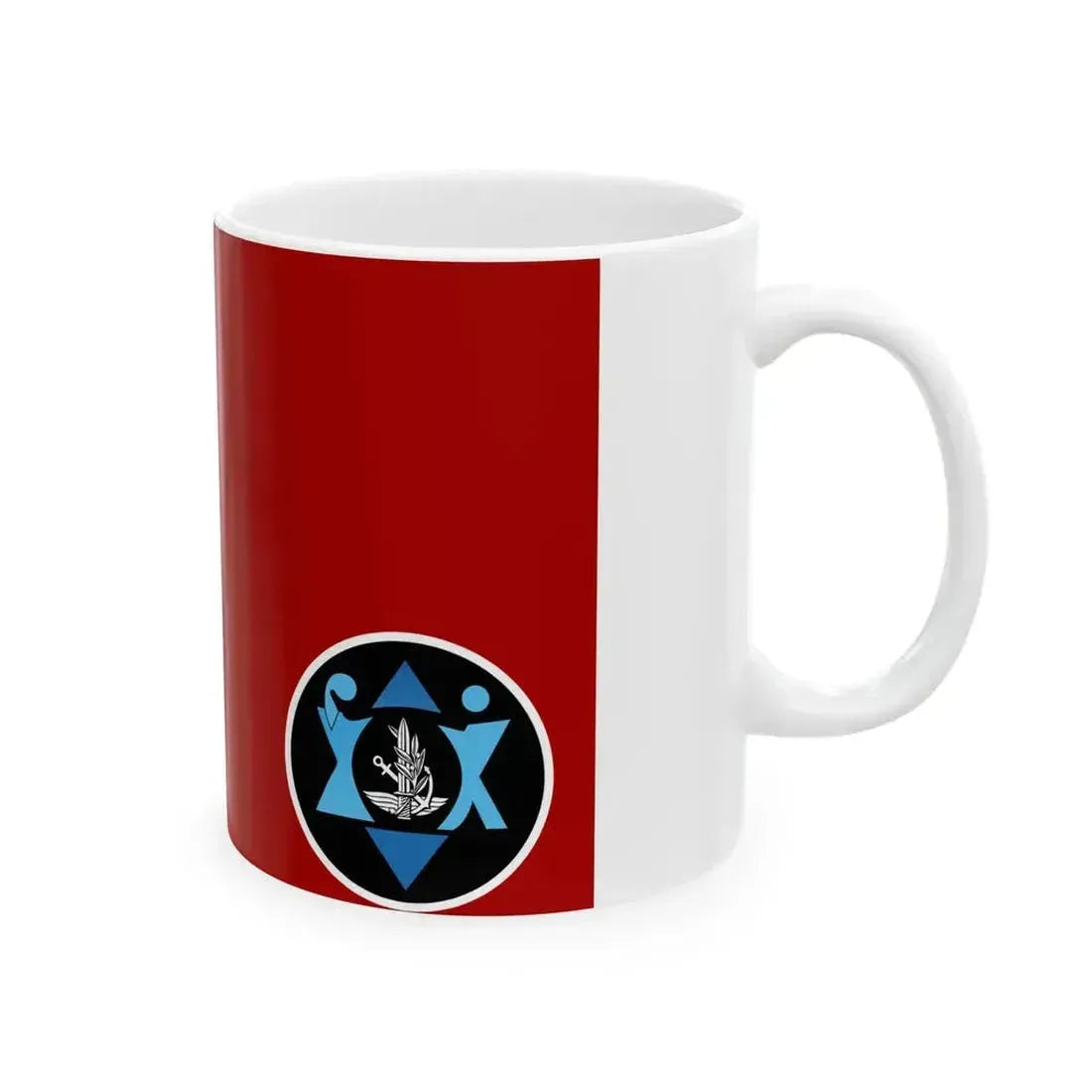Flag of IDF Manpower Directorate (Israel) White Coffee Mug - Go Mug Yourself
