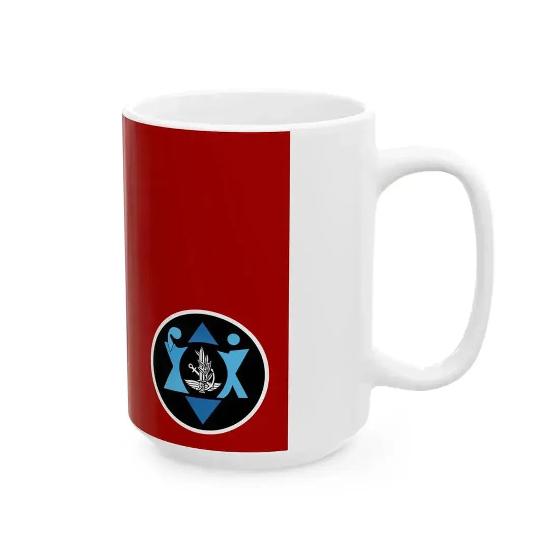 Flag of IDF Manpower Directorate (Israel) White Coffee Mug - Go Mug Yourself