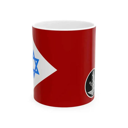 Flag of IDF Operations Directorate (Israel) White Coffee Mug 11oz - Go Mug Yourself