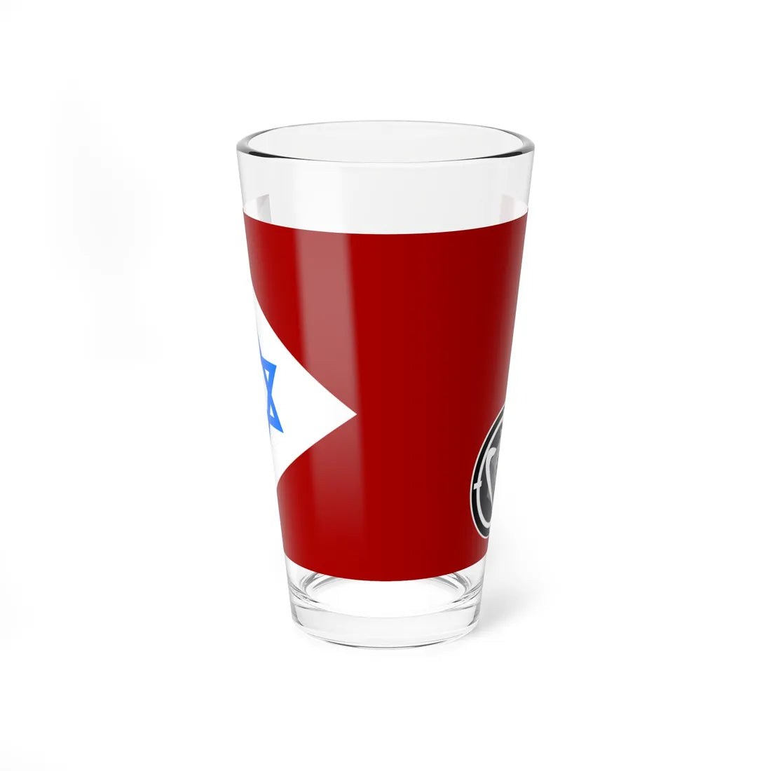Flag of IDF Technological and Logistics Directorate (Israel) Pint Glass 16oz 16oz - Go Mug Yourself