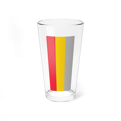 Flag of Idrija vertical (Slovenia) Pint Glass 16oz 16oz - Go Mug Yourself