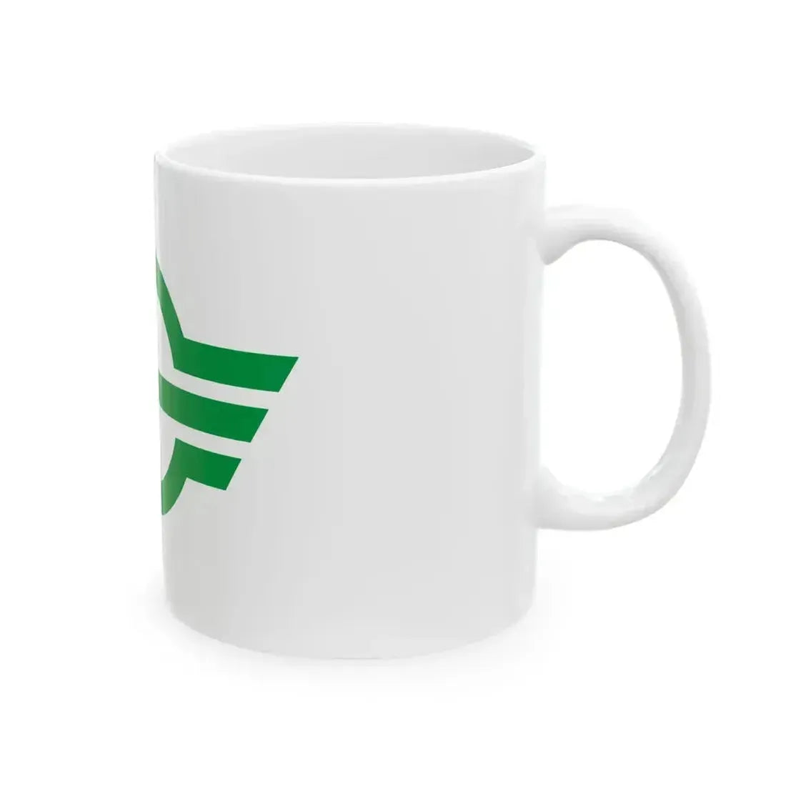 Flag of Ie Okinawa (Japan) White Coffee Mug - Go Mug Yourself