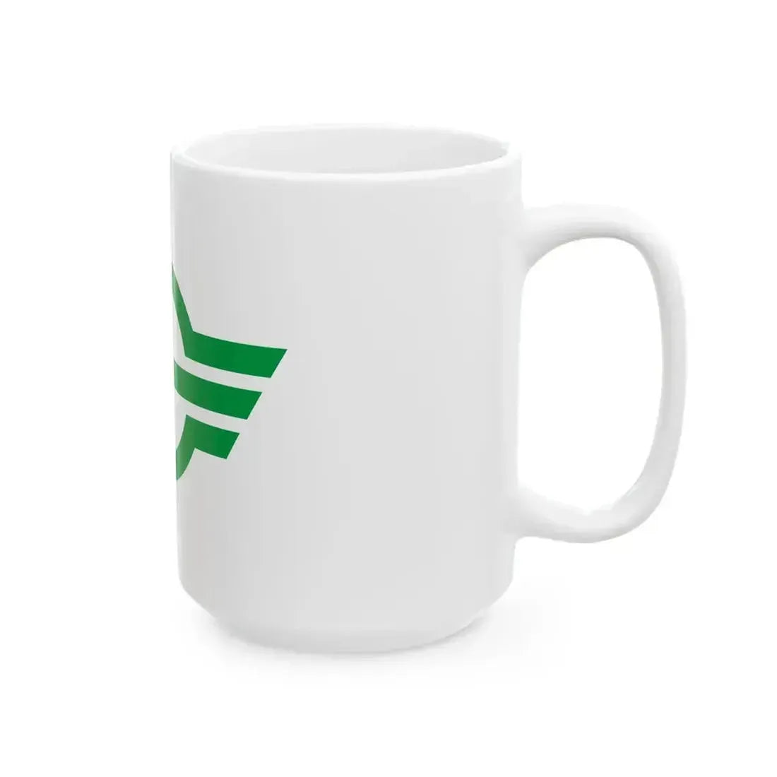 Flag of Ie Okinawa (Japan) White Coffee Mug - Go Mug Yourself