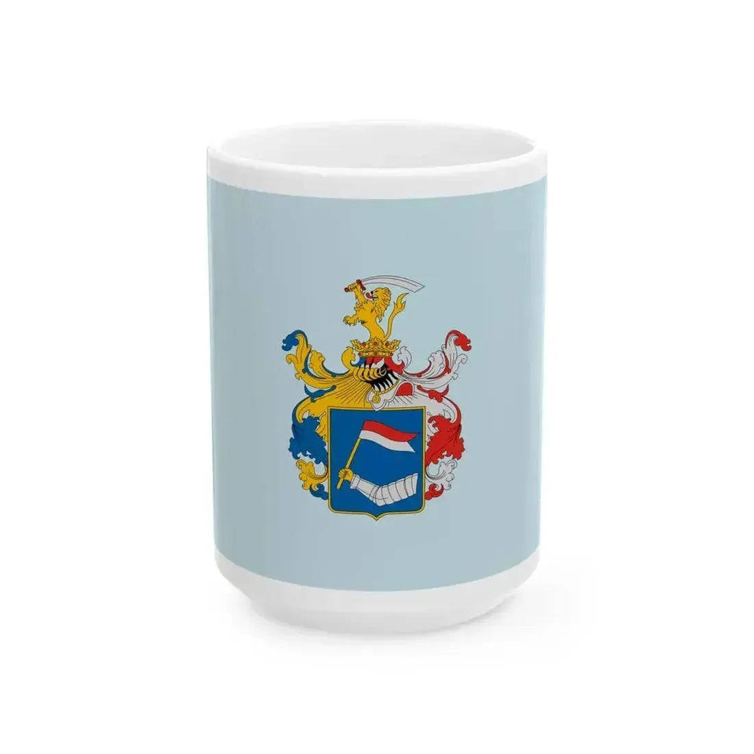 Flag of Igal (Hungary) White Coffee Mug 15oz - Go Mug Yourself