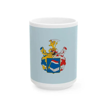 Flag of Igal (Hungary) White Coffee Mug 15oz - Go Mug Yourself