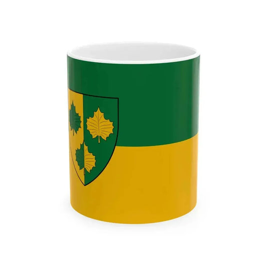 Flag of Iharos (Hungary) White Coffee Mug 11oz - Go Mug Yourself