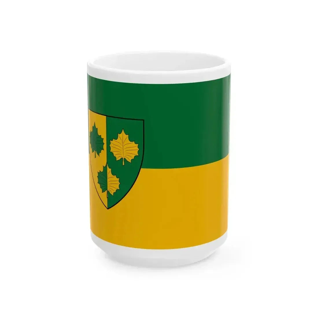 Flag of Iharos (Hungary) White Coffee Mug 15oz - Go Mug Yourself