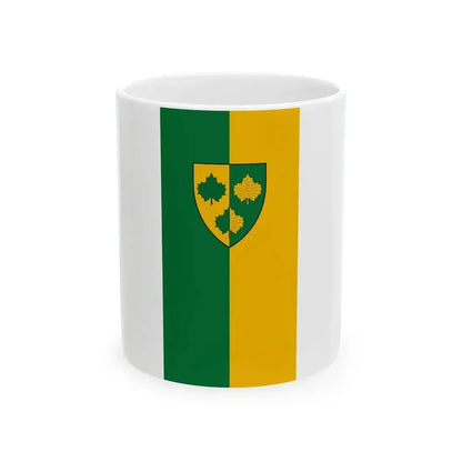 Flag of Iharos vertical (Hungary) White Coffee Mug 11oz - Go Mug Yourself