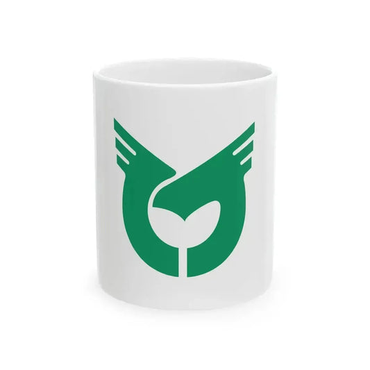 Flag of Iheya Okinawa (Japan) White Coffee Mug 11oz - Go Mug Yourself