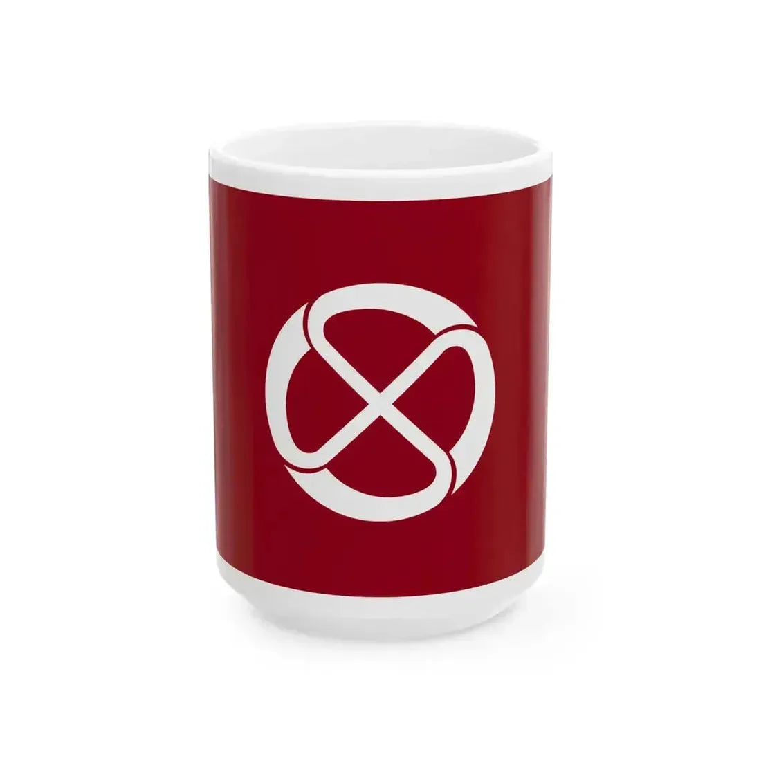 Flag of Iida Nagano (Japan) White Coffee Mug 15oz - Go Mug Yourself